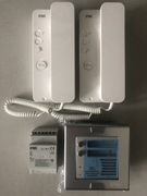 KOMPLET Domofon Dwulokalowy Dwurodzinny - Unifon Domofonowy Miwi Urmet Miro