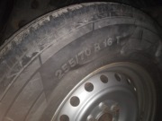 Kola stalowe z oponami continental  navara Np300 d23 16/70/255