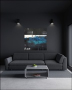 Obraz 90 cm x 90 cm. Nowoczesny - abstrakcja