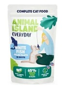 Animal Island Mokra Karma Dla Kota Saszetki Biała Ryba 30x85G