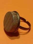 Pierścionek drewno eko handmade designe wyjątkowy autorski