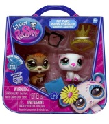 LPS zestaw littlest pet shop G7 fretka i bóbr 