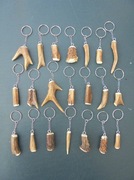 BRELOKI z poroża   //poroże,zrzuty,parostki,mylkus /