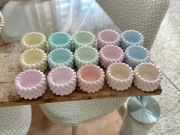 Zestaw Osłonek – baza do świec, gips ceramiczny