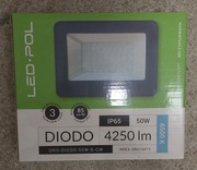 Naświetlacz LED 50W 4250 lm 6500 K obudowa Aluminum IP65 Antracyt