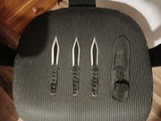 Noże do rzucania używane wyważone