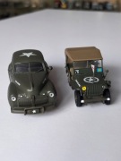 Zestaw 2 modele militarne 1:43 Willys i Ford
