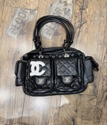 Torebka czarna biała vintage