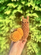 Pluszak ślimak dynia maskotka ozdoba akcesoria