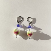 kolczyki blueberry heart [kobra bijoux]