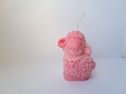 Świeczka wielkanocna baranek