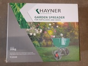 Siewnik na kołach 27 litrów nowy do nasion nawozu trawy piasku soli duży