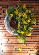 WIANEK  stroik WIOSENNY  dekoracja na DRZWI ŚCIANĘ