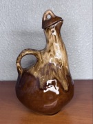 Ceramiczna karafka Łysa Góra kura PRL
