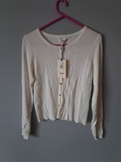 Nowy biały śmietankowy sweter kardigan M/38 .object