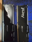 Pamięć Kingston Fury Beast RGB, DDR5, 32 GB, 6000MHz, CL40