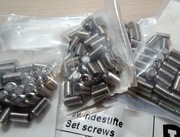 M5x8 wkręt dociskowy płaski robaczek nierdzewny A2 50 sztuk DIN913