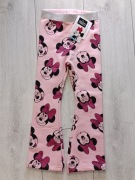 Nowe spodnie legginsy flare ocieplane dzwony Minnie r. 98