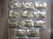 ZESTAW 11 WORECZKÓW MENNICZYCH MONETA 2 GROSZE 1100 SZTUK 2023 ROK