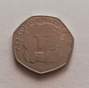 2016 WIELKA BRYTANIA 50 pence ( 50p )
