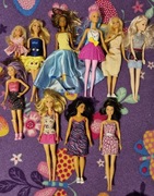 Barbie - 8 lalek barbie i jedna mała