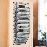 10-poziomowy wieszak na dokumenty ścienny A4,