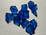 LEGO SLOPE SKOS 30 1x1x2/3 TRANS DARK BLUE 54200 12 szt.