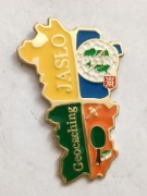 Odznaka -GEOCACHING PTTK JASŁO . Złota 