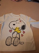 Dziewczęca bluzka z długim rękawem