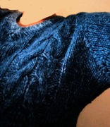 sweter  piękny ciepły hand made r.44-48 alpaka  drops  air rękodzieło