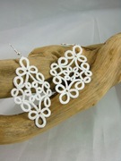 Kolczyki frywolitkowe