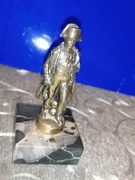 RZEŹBA BRĄZ ZŁOCONY XIX WIEK NAPOLEON BONAPARTE