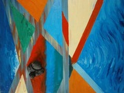 Abstrakcja,obraz olejny