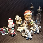 Duży anioł, świeczki figurki 