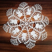 Serweta szydełkowa do koszyczka na wielkanoc