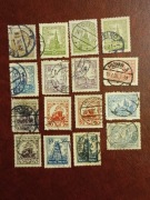 Rok 1925. Fi 205,207-211,213-215 +odcienie,kasowane