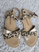 Panterkowe  sandały roz 35