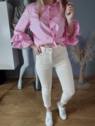 Spodnie M.Sara boyfriend z paskiem XS