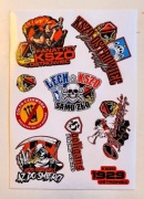 Vlepki KSZO Ostrowiec, Lech Poznań, arkusz + gratisy 