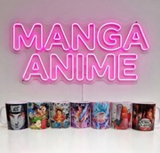 Zestaw prezentowy dla fana manga anime 7 kubkow Dragon Slayer Dragon Hunter