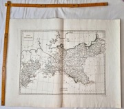 Mapa Prusy, XIX wiek, wydanie włoskie