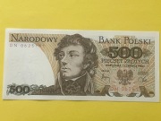 500zł. Kościuszko 1982r. seria DN - stan UNC