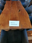 Stół dębowy, loftowy do jadalni, salonu