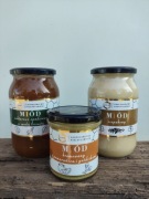 Miód 2x1.2kg + 440g nektarowo spadziowy rzepakowy z pomarańczą i goździkami