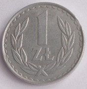 1 ZŁOTY 1985 - BRAK MATERIAŁU