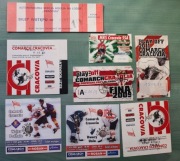 CRACOVIA COMARCH KS Kraków KSC klub sportowy 8x bilet hokej FINAŁ 2009 