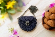 Mini torebeczka Oreo na małej dziewczynki handmade
