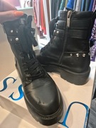 GUESS CZARNE BOTKI TRZEWIKI ORYGINALNE 39