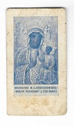Święty obrazek - Matka Boska z Częstochowy (1938)