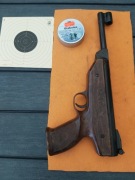 Pistolet wiatrówka Weihrauch HW70, 4.5mm, śrut, tarcze